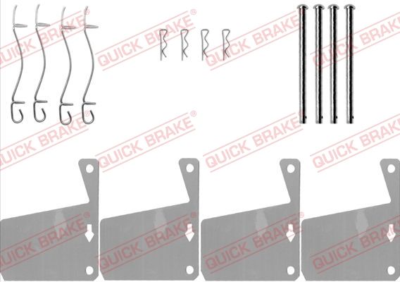 QUICK BRAKE Комплектующие, колодки дискового тормоза 109-0910